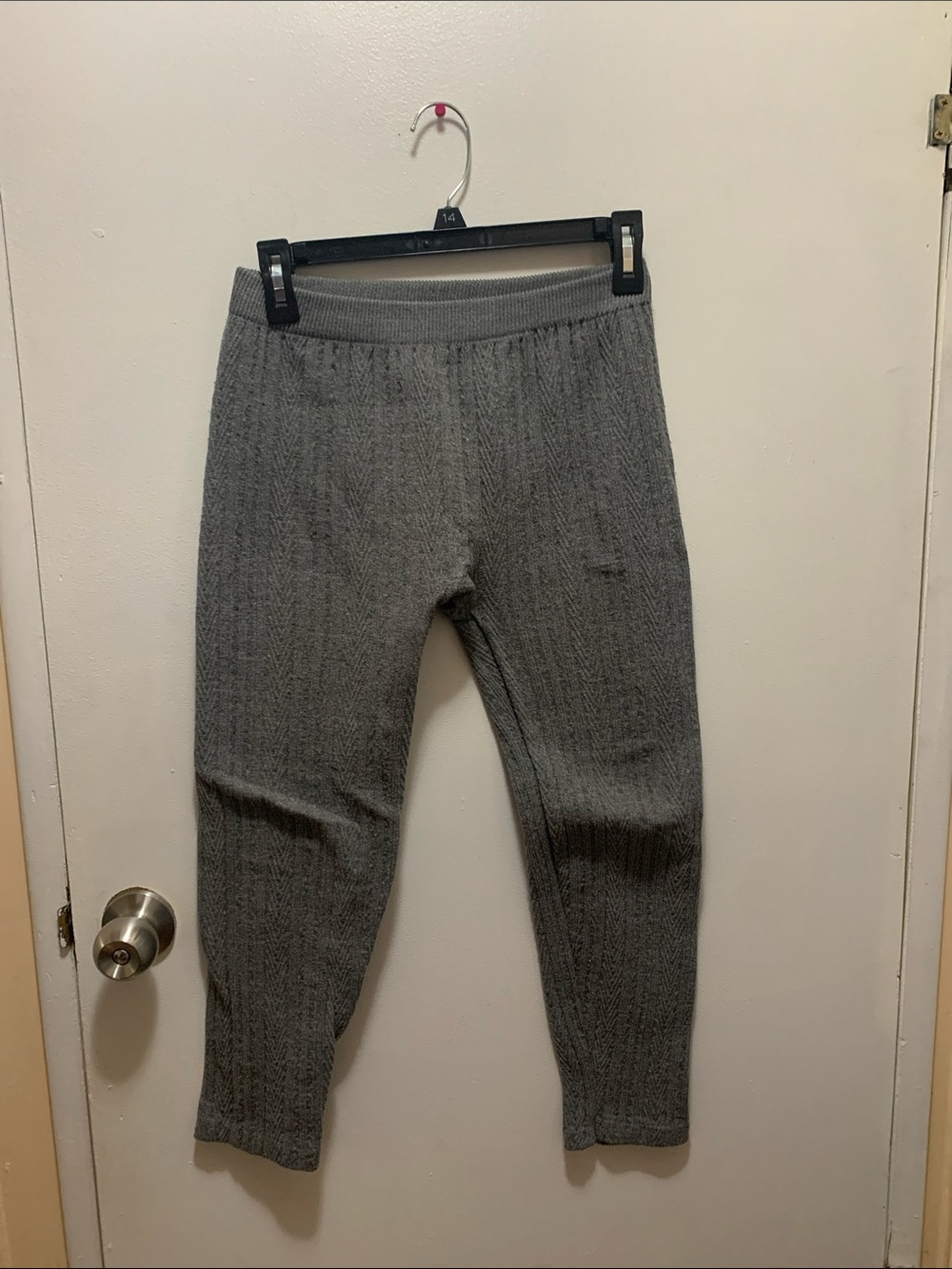 Gray leggings